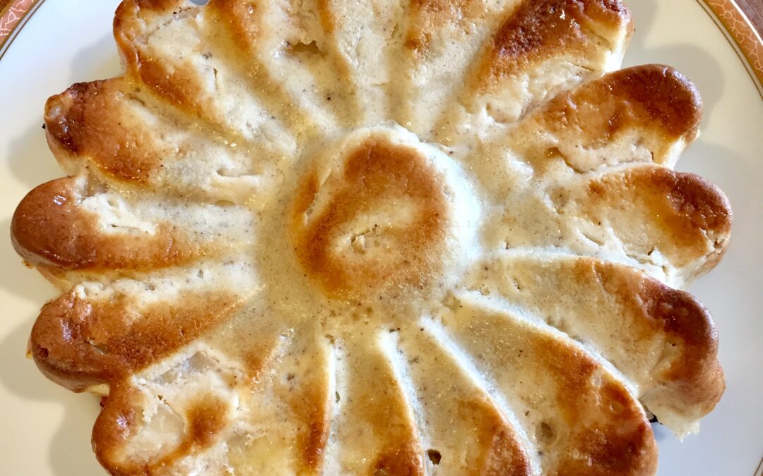 Gâteau invisible pommes et poires