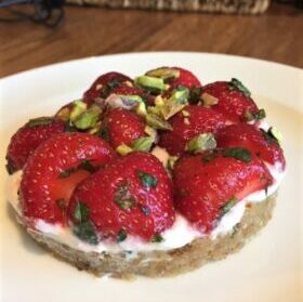 Tartelettes crues aux fraises